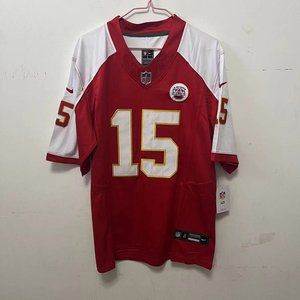 NFL Kansas City Chiefs #15 Red White Jersey - Patrick Mahomes
